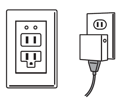 コンセント型イラスト