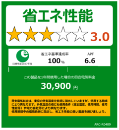 統一省エネラベル画像