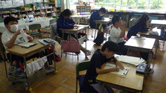 校内硬筆競書会３