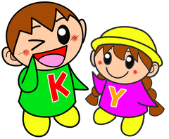 かわちゃんゆめちゃんがんばるシール